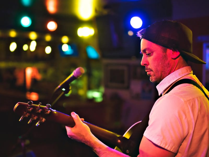 Live music performance at Craft and Fire taproom